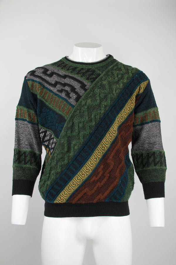 Retro top knitwear mens
