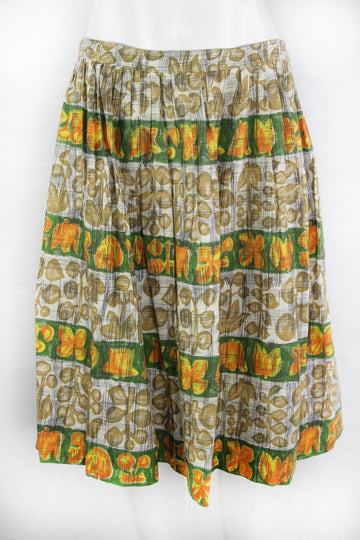 Vintage 50s Pleated Skirt - M