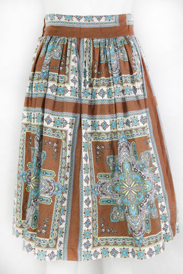 Vintage 50s Pleated Skirt - S
