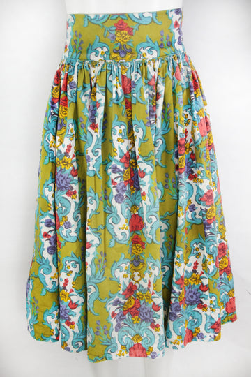 Vintage 50s Pleated Skirt - S