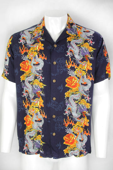 Vintage 90s Dragon Shirt - L