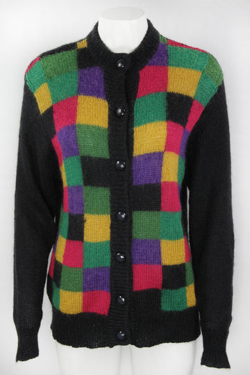 Vintage 80s Mohair Cardigan - M