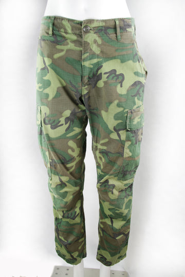Vintage Army Trousers Tropical Combat DSA 1968 ERDL Camo – S