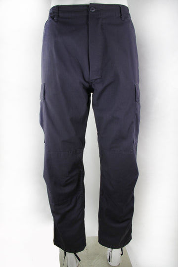 Vintage Army Trousers Navy Ripstop Combat Trousers - L