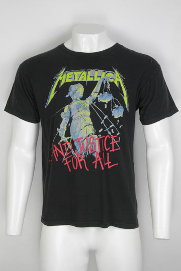 Vintage Metallica And Justice For All  Double Print T-shirt - L