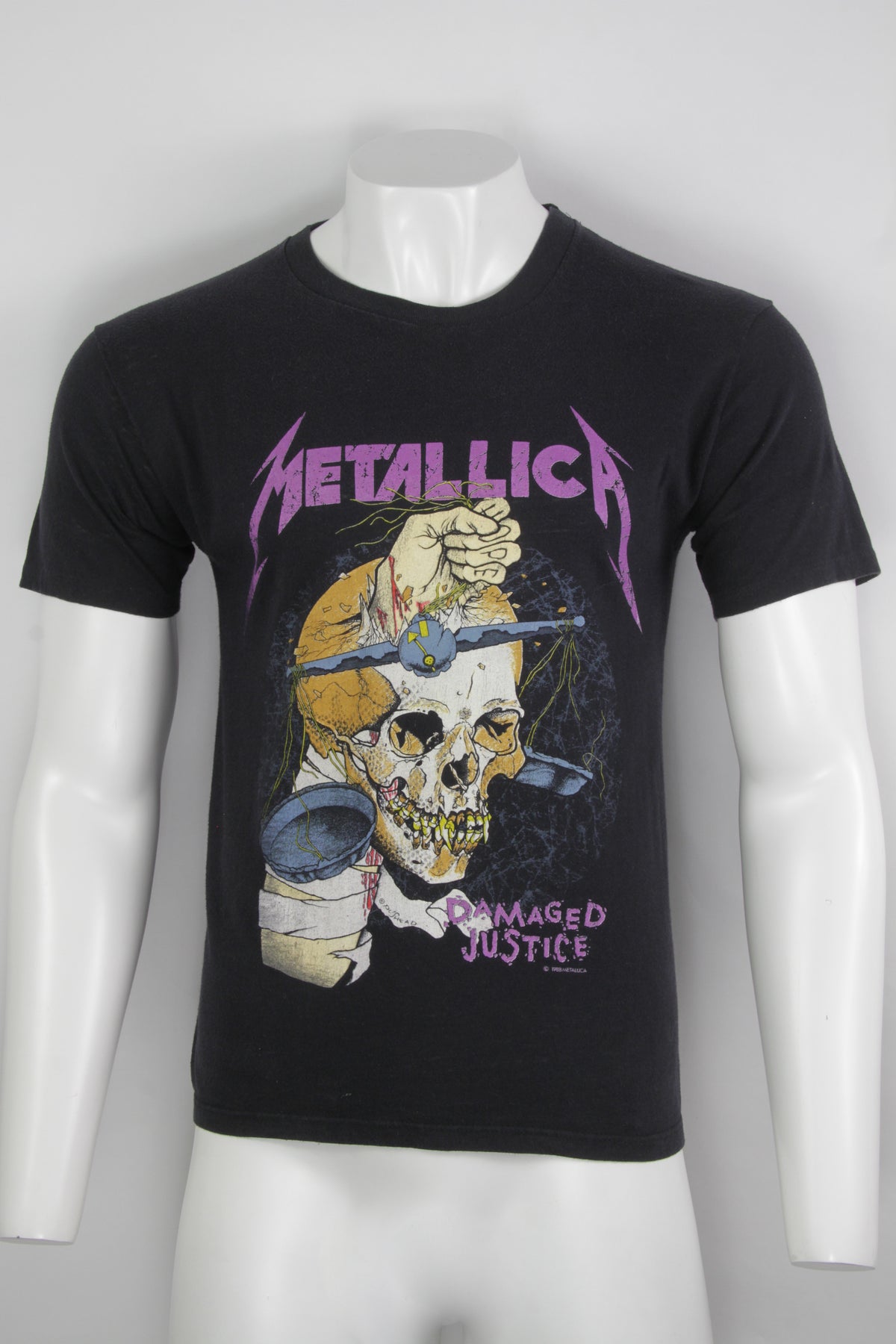Vintage Rare 1988 Metallica Damaged Justice Pushead Single Stitch