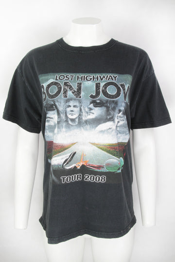 Vintage Bon Jovi Lost Highway 2008 Tour T-shirt - L