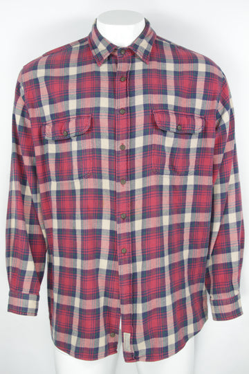 Vintage Abercrombie & Fitch Checked flannel oversized 'the big shirt'- XL