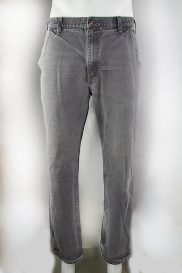Vintage Carhartt Grey Carpenter Canvas workwear Trousers – L