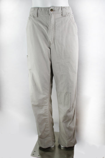 Vintage Carhartt Beige Canvas Carpenter Workwear Trousers – M