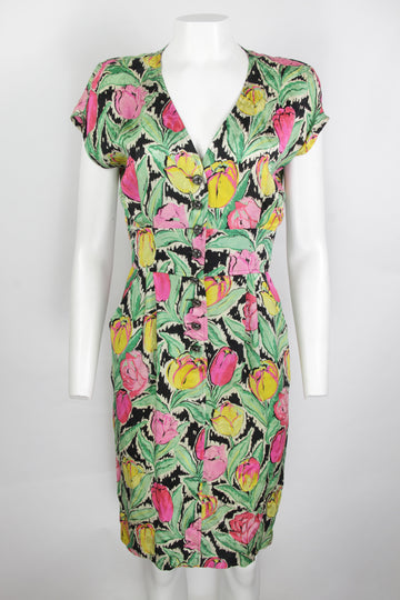 Vintage Ungaro 80s dress - S