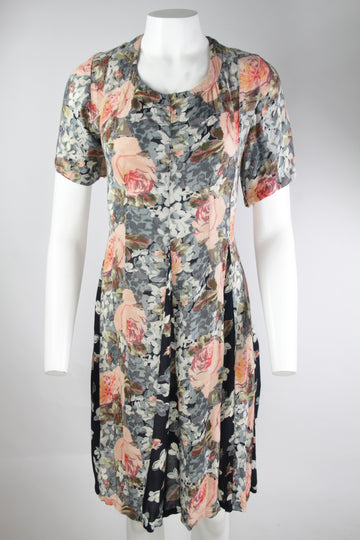 Vintage 90s Flower Dress - M