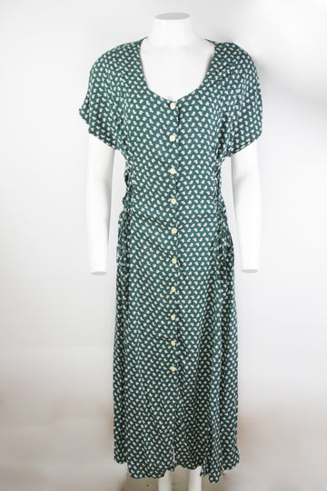 Vintage 90s Flower Dress - L