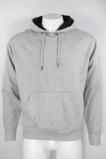 Vintage Champion Light Grey Marl Hoodie - L