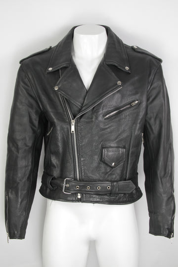Vintage AMI Perfecto Leather Biker Jacket - L