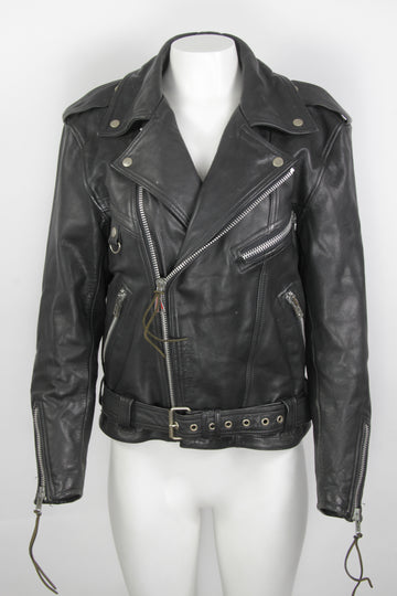 Vintage Perfect Leather Biker Jacket  - S