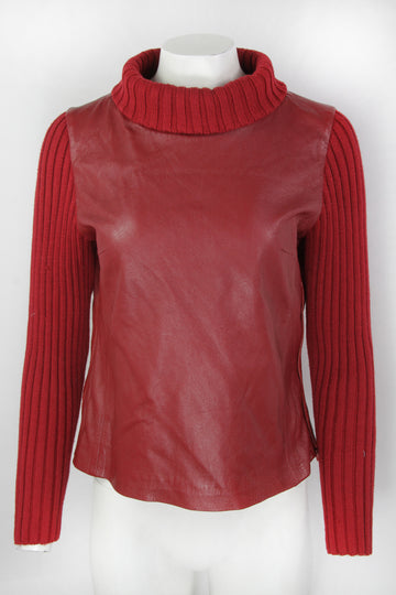 Vintage Y2k Gianfranco Ferre Ribbed Sleeve Top