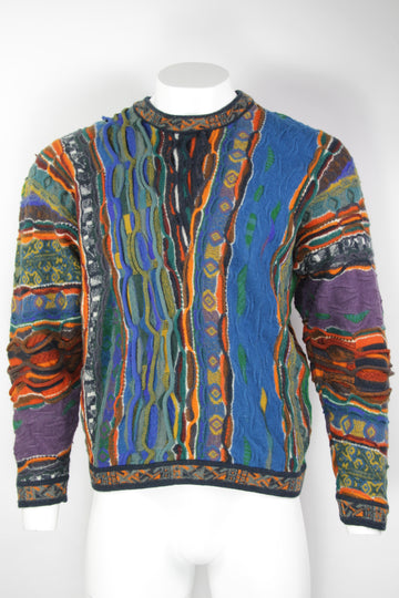 Vintage Coogi Textural Knitted Sweater - M/L