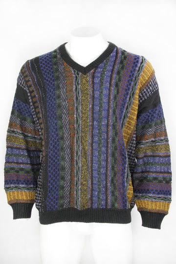 Vintage 80/90s Patterned Sweater - XL