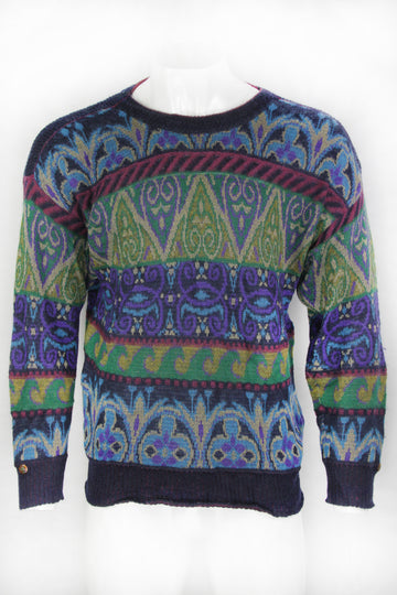 Vintage 80/90s Patterened Sweater - L