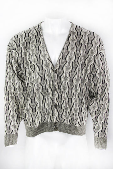 Vintage 80/90s Patterned Cardigan - L