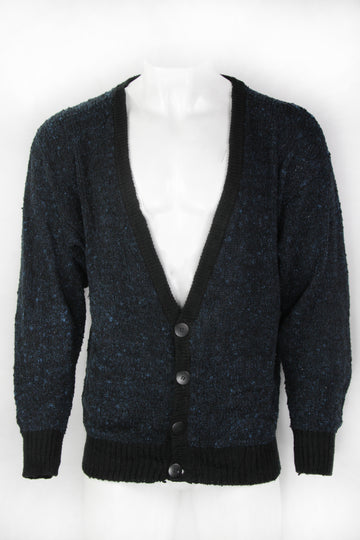 Vintage 80/90s  Marled Textural Cardigan -  L
