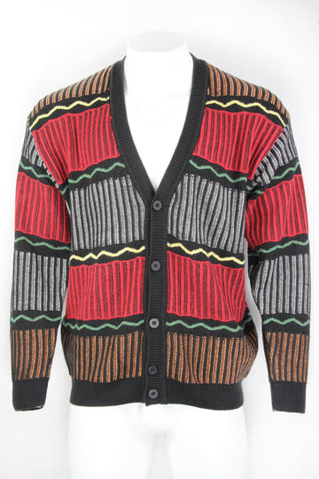 Vintage 80/90's Patterned Cardigan - L