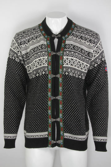 Vintage Norwegian Clasp Cardigan - XL
