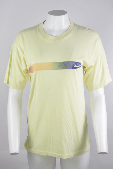 Vintage 70/80s Orange Swoosh White Label Nike T-shirt - M