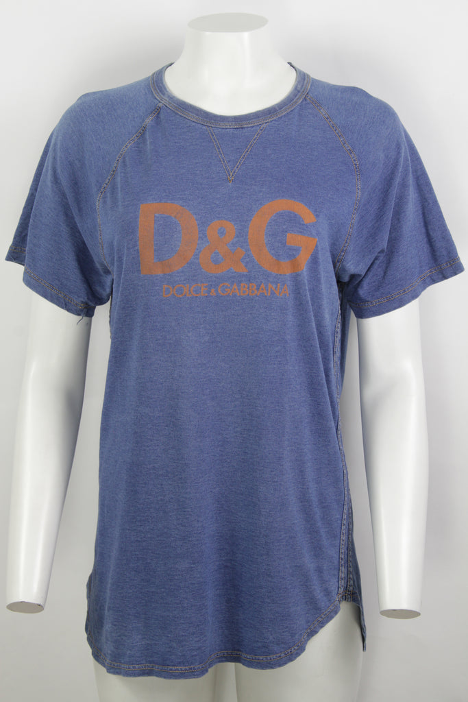 トップス 00s DOLCE&GABBANA shirt y2k archive Vintage Y2k Dolce & Gabbana T-shirt - L — Pop Boutique Online
