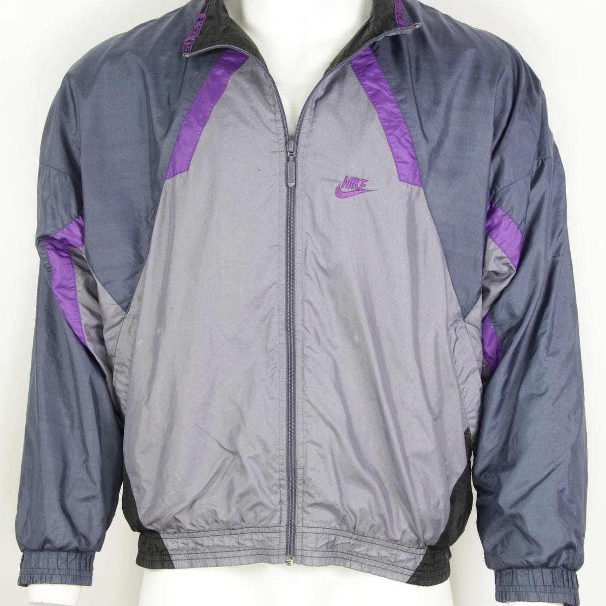 Vintage 80s Nike Gray Label Just Do It Shell Jacket XL Pop Boutique Online