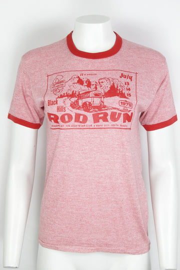 Vintage 1979 Marl Rod Run T-shirt - S