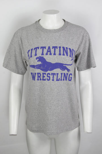Vintage Marl Single Stitch Kittatinny Wrestling T-shirt - M