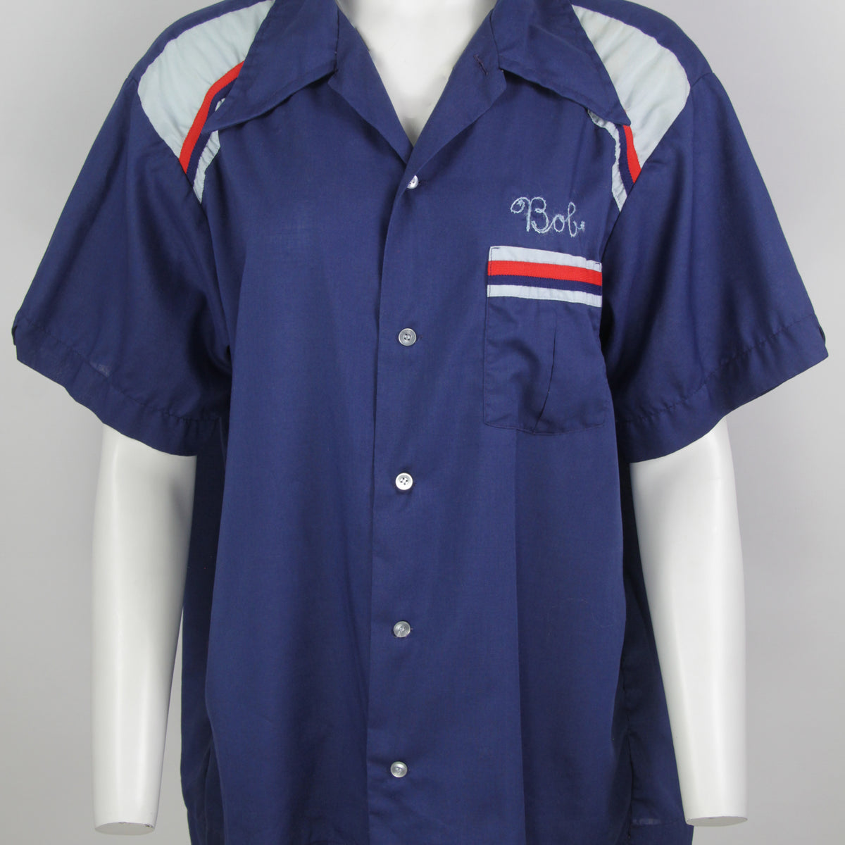 Vintage Hilton Bowling Shirt With Chainlink Embroidery - L — Pop