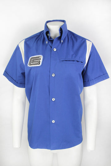 Vintage Original Ultra Rare Chain link Embroidered Shelby Cobra Team Shirt - S