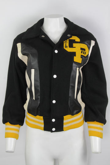 Vintage 1950/60s Varsity Letterman Wool Baseball Jacket - S