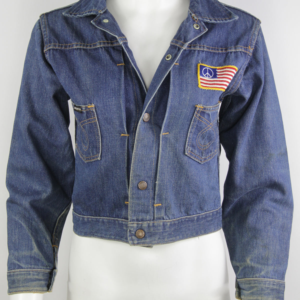 Vintage 1960s Burlington Type 2 Denim Jacket - S — Pop Boutique Online