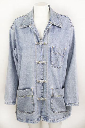 Vintage Denim Chore Jacket  - XL