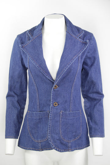 Vintage 70s Denim Blazer  - S