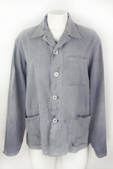 Vintage 40s French Workwear Chore Jacket - M