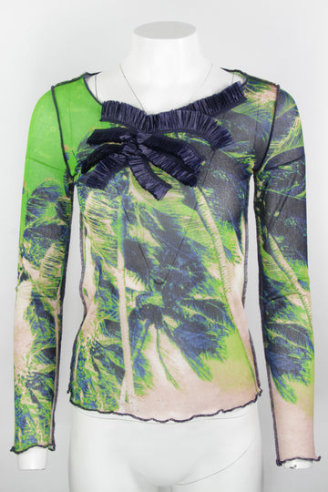 Vintage Jean Paul Gaultier Y2k Mesh Top - S