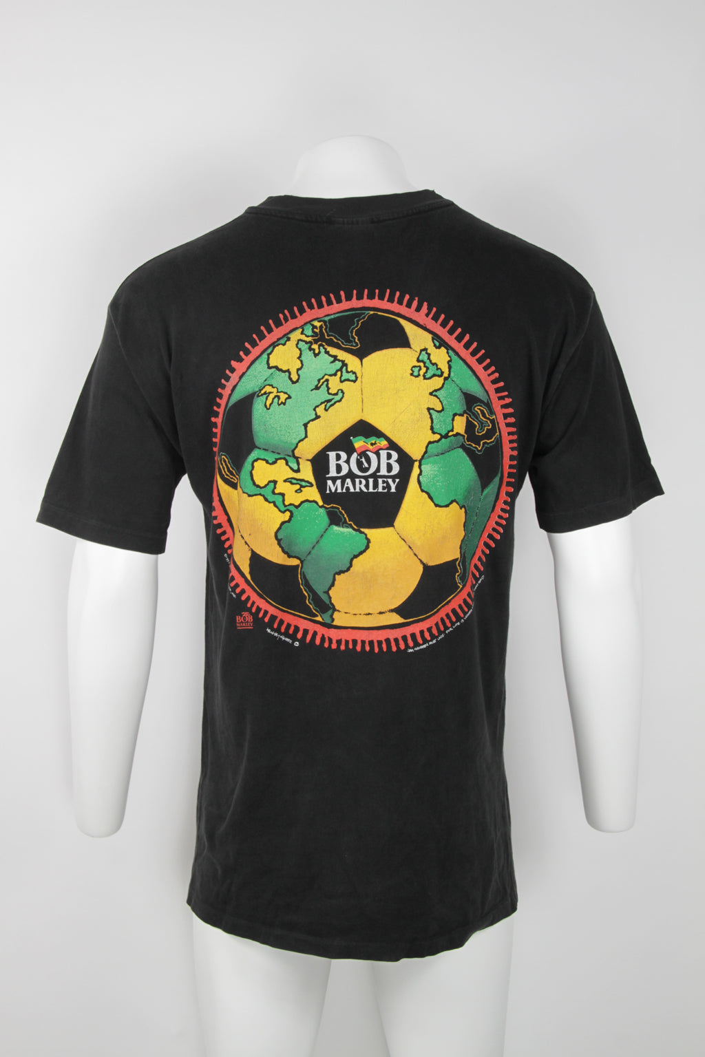 Camiseta Bob Marley Football Text Para Hombre - Algodón 100% - Varias Tallas