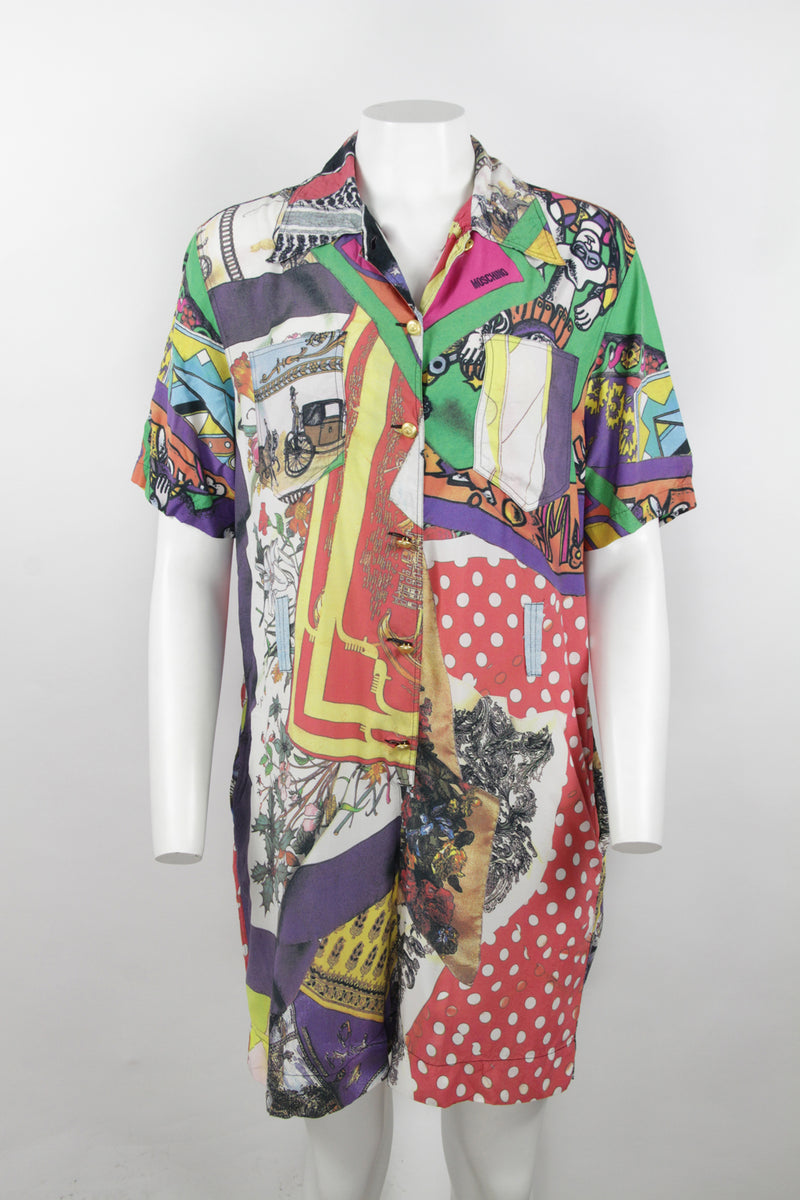 Vintage Moschino jeans viscose playsuit S Pop Boutique Online