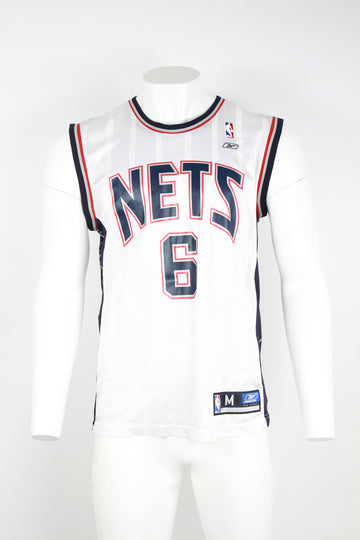 Vintage Nets #6 Martin reebok NBA Jersey - M