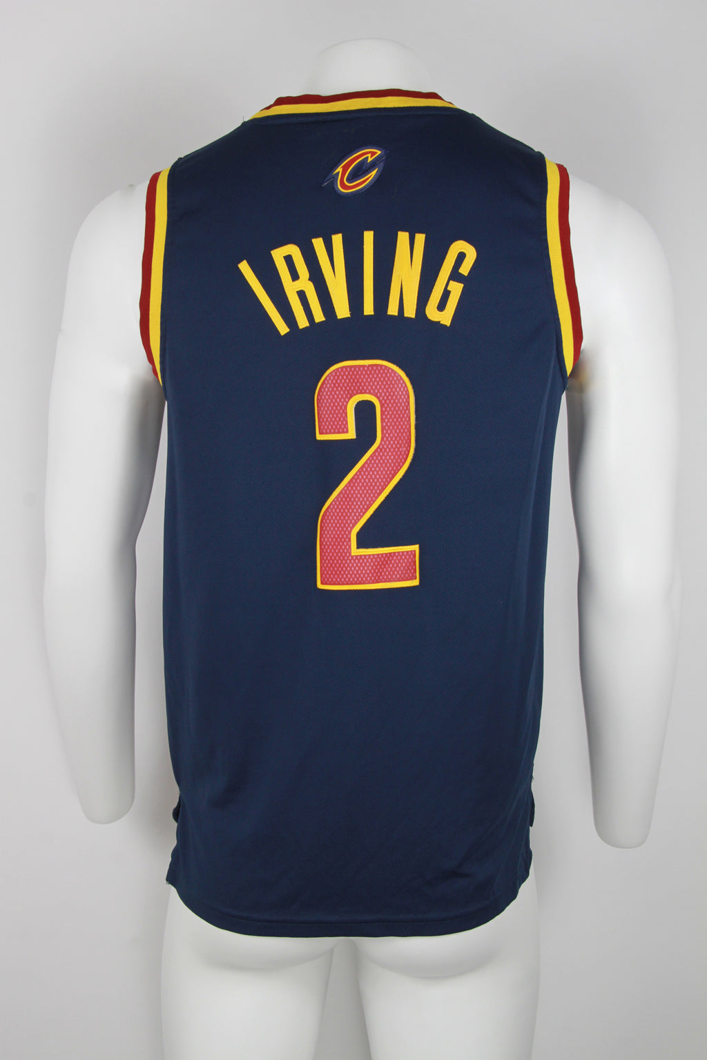 Men's Kyrie Irving #2 Cleveland Cavaliers 2016 Black Adidas Sleeved Jersey  XL