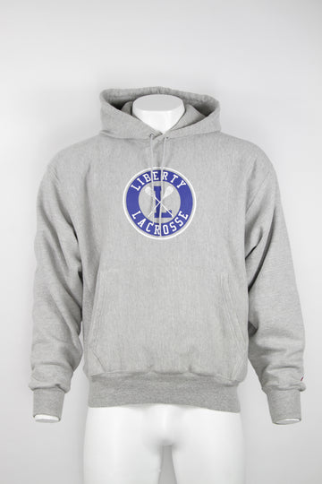 Champion Reverse weave - Liberty Lacrosse - pull over hooded sweatshirt - XL