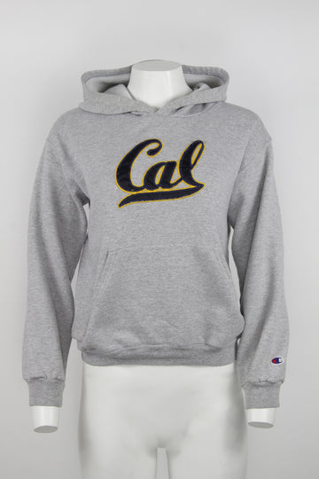 Champion - Cal embroidered writing hooded sweatshirt - Grey - S