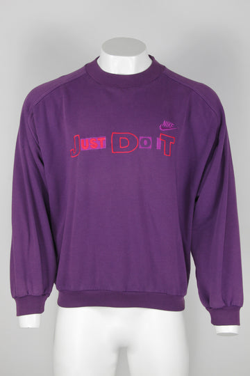 Nike 80/90s Just do it embroided logo crew sweatshirt - L