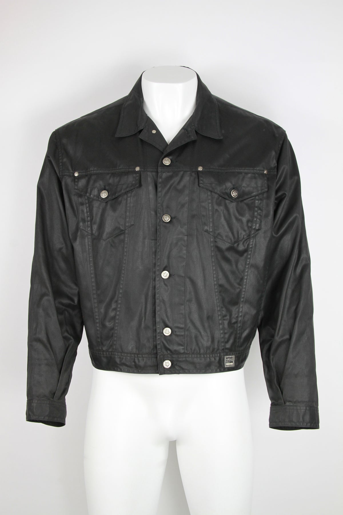 Vintage Versace Jeans couture denim jacket - XL — Pop Boutique Online
