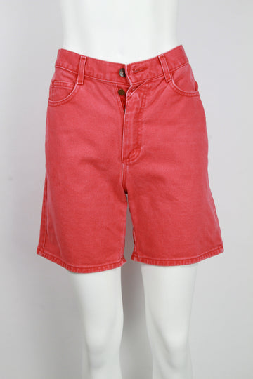 Vintage High waisted Mr Lee red denim shorts  - S